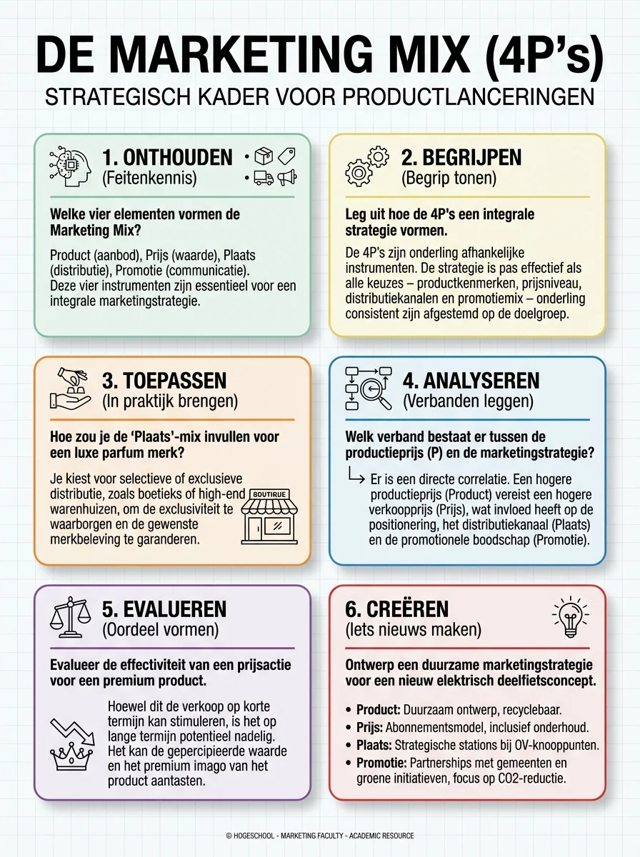 De Marketing Mix (4P's)