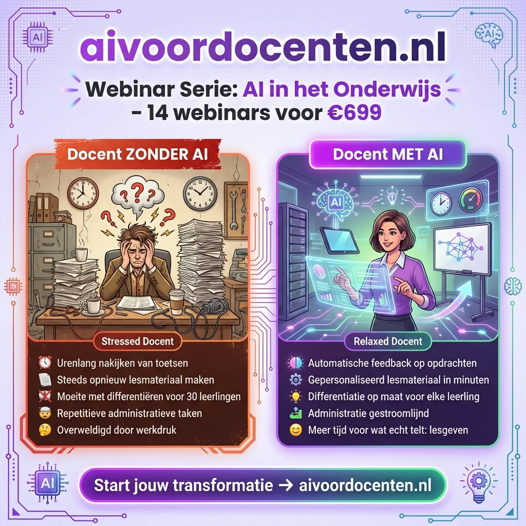 Docent zonder AI vs. met AI